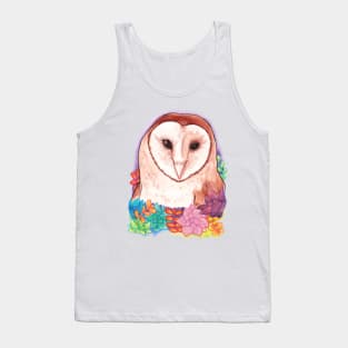 Succulent Owl Tank Top